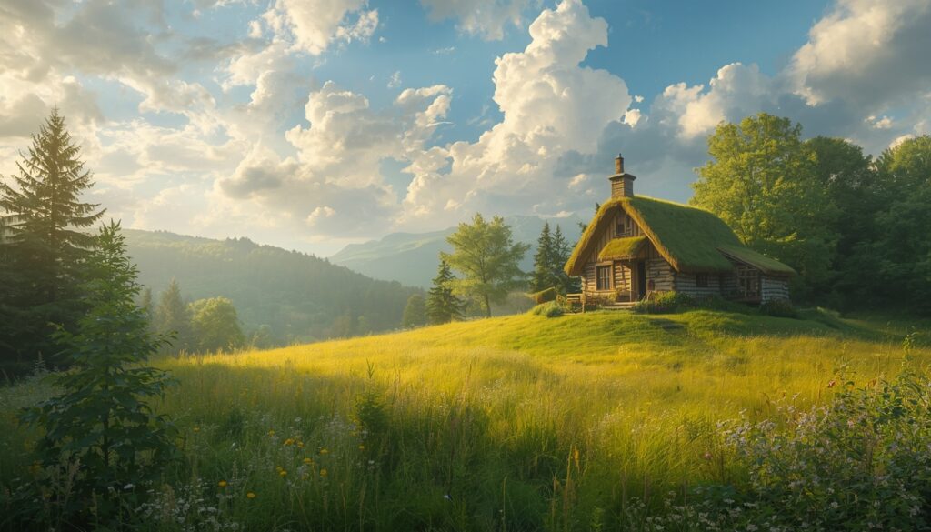 cozy fantasy huisje